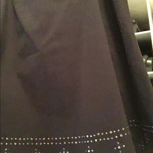 Talbots Black Sequined Skirt 16 Petite